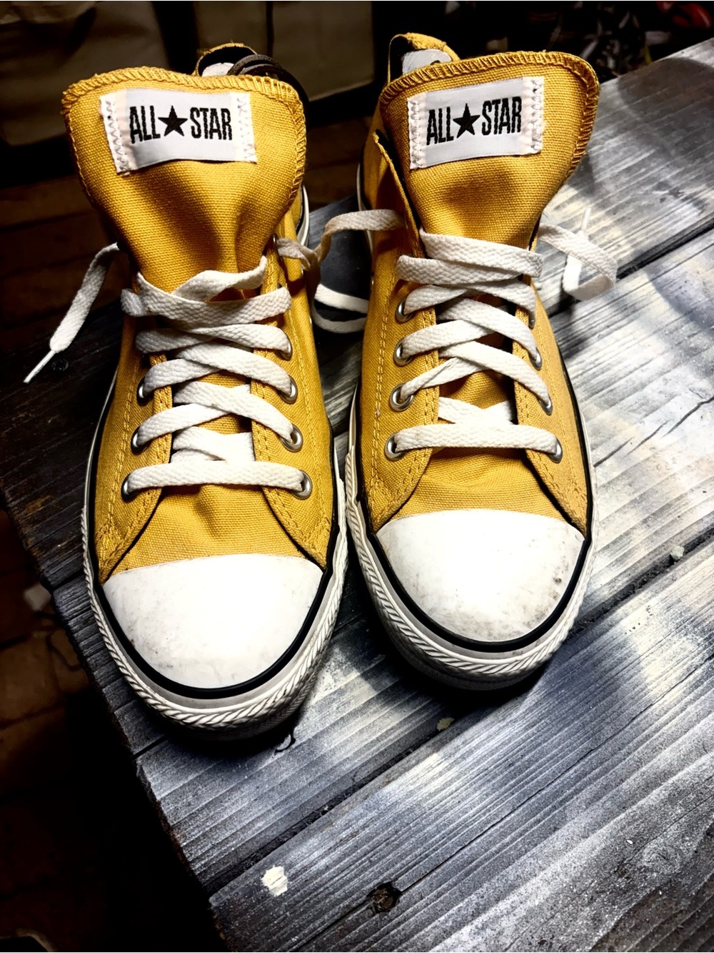 Converse Chuck Taylor All Star yellow sneakers #chucks #classic mens 10